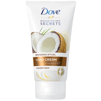 DOVE CREMA MAINI 75ML RESTORING COCONUT OIL *6