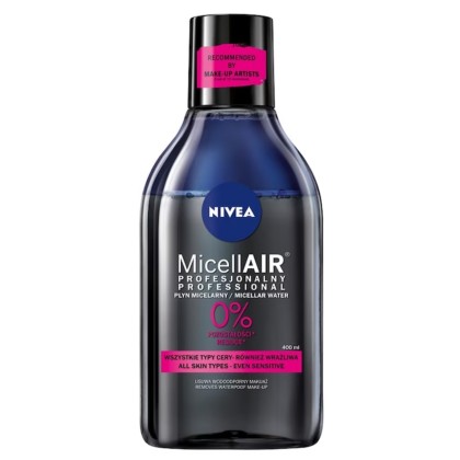 NIVEA APA MICELARA 400ML MICELLAIR WATERPROOF 88514 *12