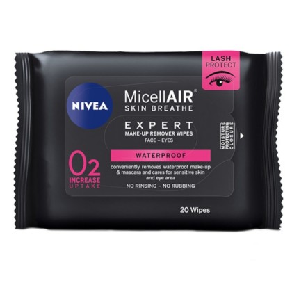 NIVEA SERVETELE DEMACHIANTE MICELLAIR WATERPROOF 20B 88547 *6