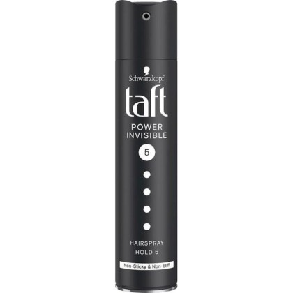 TAFT FIXATIV 250ML POWER INVISIBLE HOLD 5*10