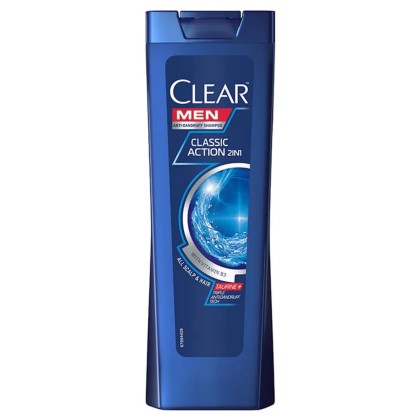 CLEAR SAMPON PAR 250ML MEN CLASSIC ACTION 2IN1*12