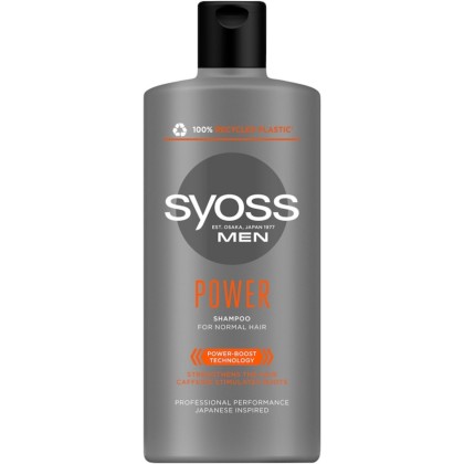 SYOSS SAMPON PAR 440ML MEN POWER*6