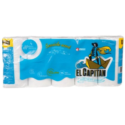HARTIE IGIENICA EL. CAPITAN 2STR 10ROLE/SET*8
