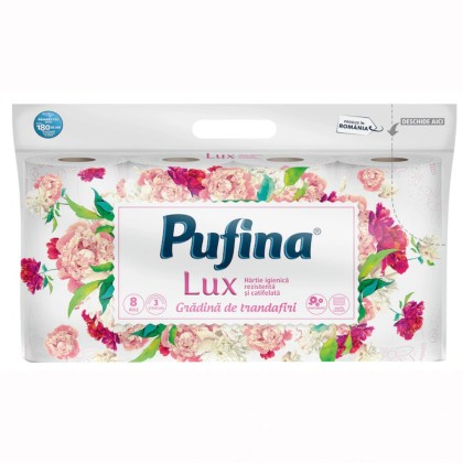 HARTIE IG. PUFINA LUX GRADINA DE TRANDAFIR 3STR 8ROLE/SET*7