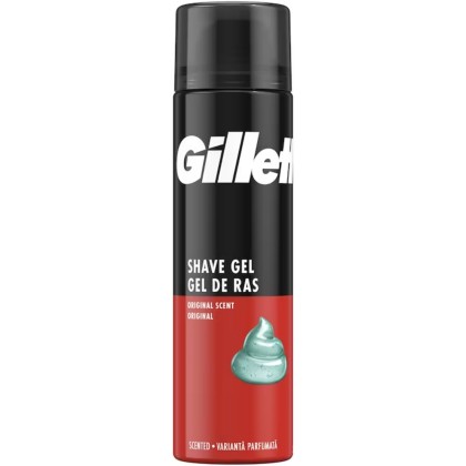 GILLETTE GEL RAS 200ML REGULAR*6