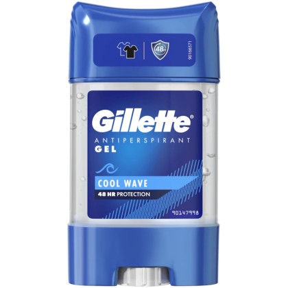 GILLETTE STICK GEL 70ML COOL WAVE*6