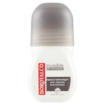 BOROTALCO ROLL-ON 50ML INVISIBLE DRY*6