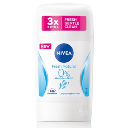 NIVEA STICK 50ML WOM FRESH NATURAL 84159*15