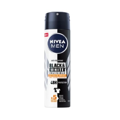 NIVEA DEO MAN 150ML INVIS.B&W ULTIMATE IMPACT 85388*30