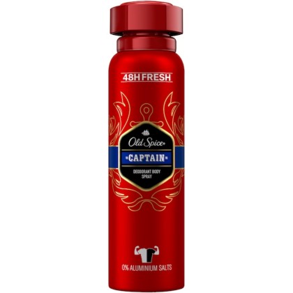 OLD SPICE DEO 150ML CAPTAIN*6