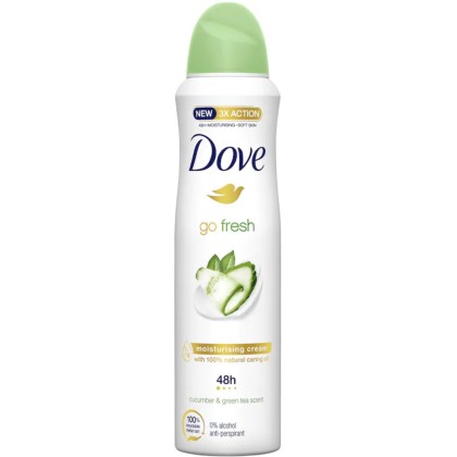 DOVE DEO 150ML WOM GO FRESH CUCUMBER*6