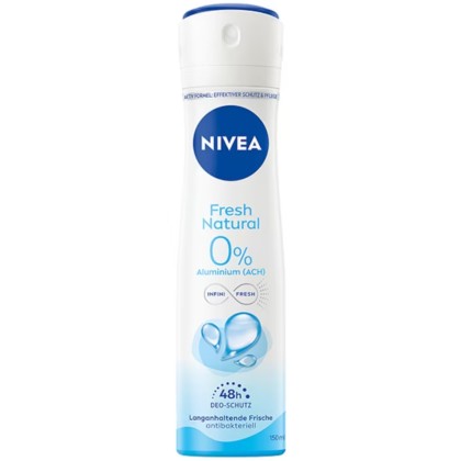 NIVEA DEO WOM 150ML FRESH NATURAL 81601*30