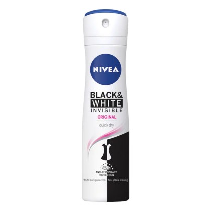 NIVEA DEO WOM 150ML INVIS.B&W CLEAR 82237*30