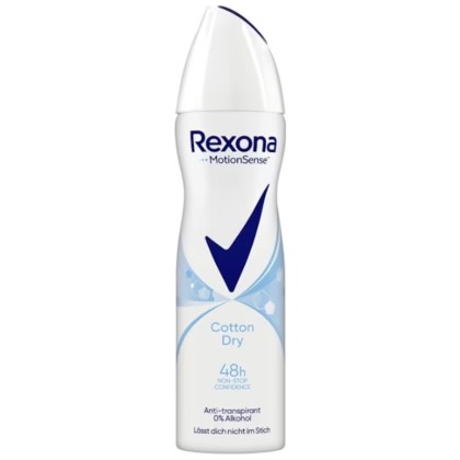 REXONA DEO 150ML WOM COTTON DRY*6