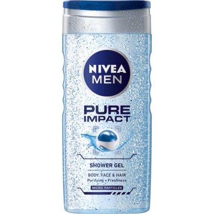 NIVEA GEL DE DUS 250ML MEN PURE IMPACT 80892*24