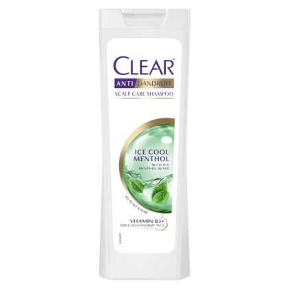 CLEAR SAMPON PAR 400ML WOM ICE COOL MENTHOL*12