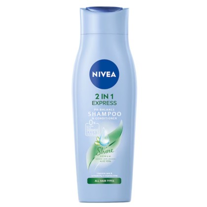 NIVEA SAMPON PAR 400ML WOM 2IN1 CARE EXPRESS 81432*12
