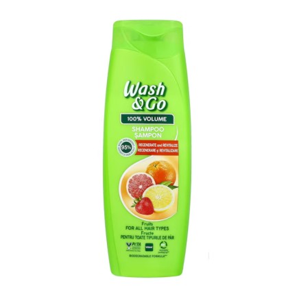 WASH&GO SAMPON PAR 360ML FRUITS*6