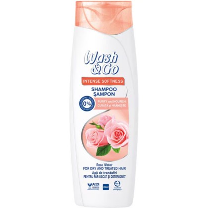 WASH&GO SAMPON PAR 360ML ROSE*6