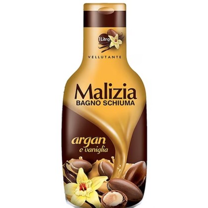MALIZIA SPUMA BAIE 1L ARGAN E VANIGLIA*12