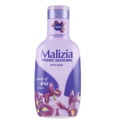 MALIZIA SPUMA BAIE 1L PETALI DI IRIS*12
