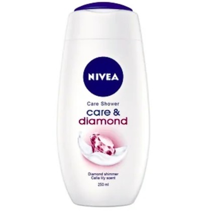 NIVEA GEL DE DUS 250ML WOM CARE&DIAMOND 8050*24