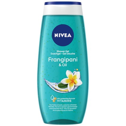 NIVEA GEL DE DUS 250ML WOM FRANGIPANI&OIL 80863*24