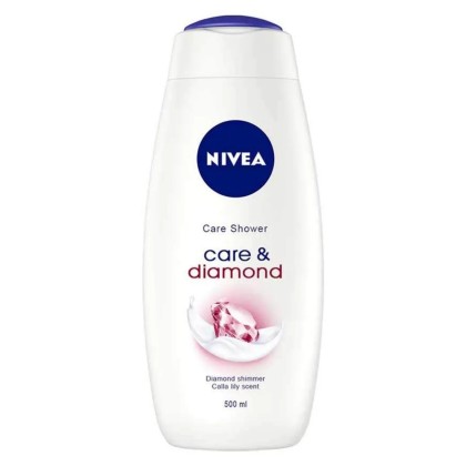 NIVEA GEL DE DUS 500ML WOM CARE&DIAMOND 80765*12