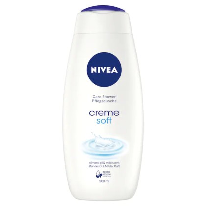 NIVEA GEL DE DUS 500ML WOM CREME SOFT 80758*12