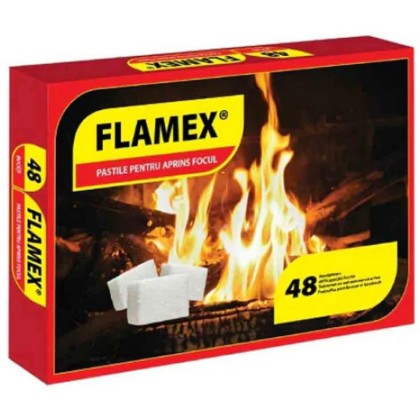 FLAMEX PASTILE PENTRU APRINS FOCUL 48BUC*32