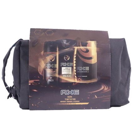 AXE SET B (DEO 150ML+GEL DE DUS 250ML+BORSETA) DARK TEMPTATION