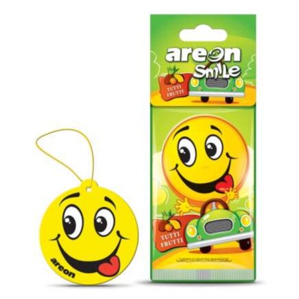 AREON ODORIZANT AUTO SMILE TUTTI FRUTTI*10