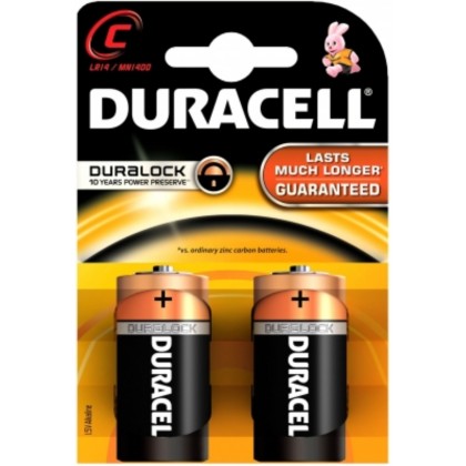 DURACELL BATERII ALKALINE R14 C 2BUC*10