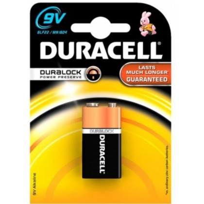 DURACELL BATERII ALKALINE 9V*10
