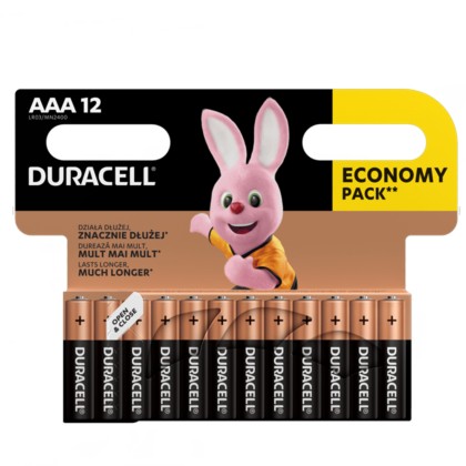 DURACELL BATERII ALKALINE R03 AAAK 2X10BUC*12