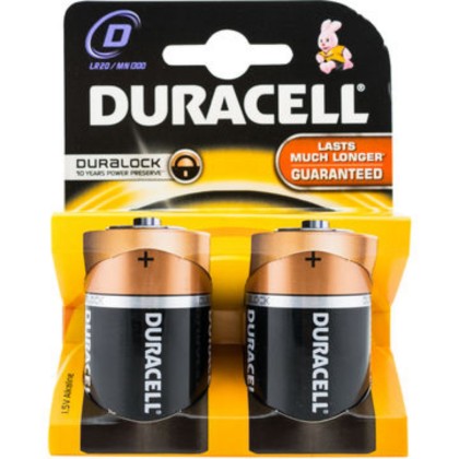 DURACELL BATERII ALKALINE R20 D 2BUC*10