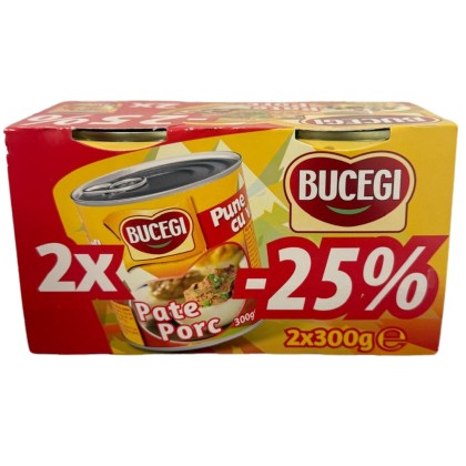 BUCEGI PACK 2XPATE PORC 300gr