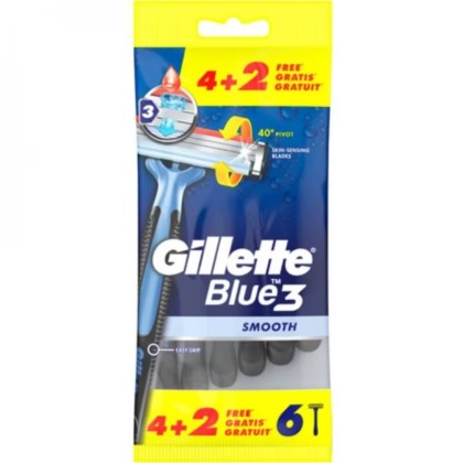 GILLETTE RASOARE BLUE3 COMFORT 3+1BUC/SET*6