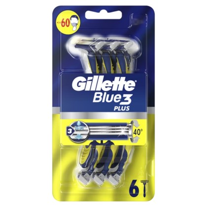 GILLETTE RASOARE BLUE3 PLUS 6BUC/SET*6