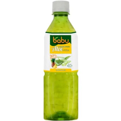 BABU ALOE VERA ANANAS 0,5L 24/BAX