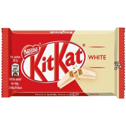 KIT KAT 4 FINGER WHITE 41.5G(24BUC)