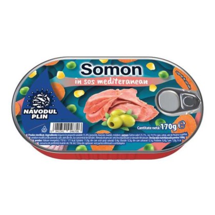 NAVODUL PLIN SOMON MEDITERANEAN 170G 15/BAX