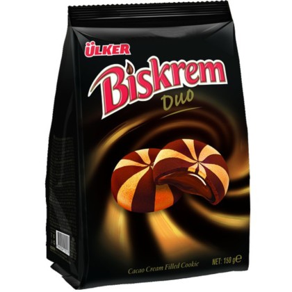 BISKREM BISCUITI CR.DUO 150G (18B)