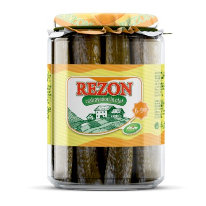REZON CASTRAVETI CORNICHON OTET 720ML (6B)