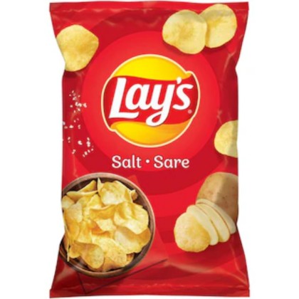 LAY'S CHIPS SALT 60G (28BUC)