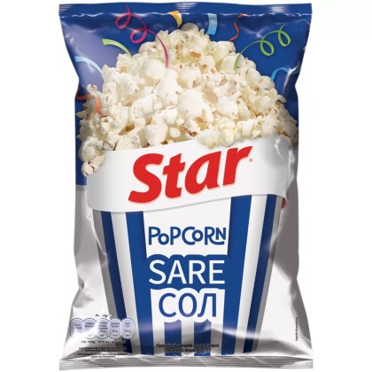STAR POPCORN SALTED 80G (18BUC)