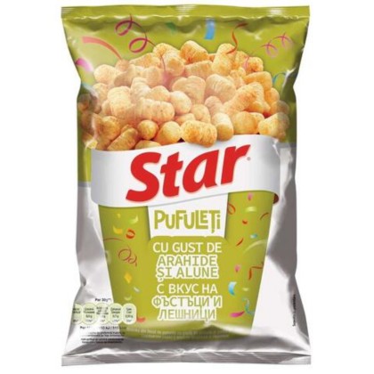 STAR SNACKS PEANUT&HAZELNUT 80G (20BUC)