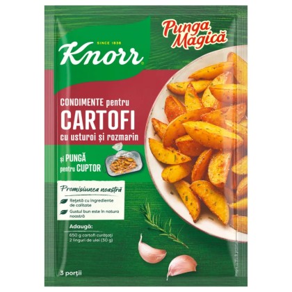 KNORR PUNGA MAGICA CARTOFI CU USTUROI SI ROZMARIN