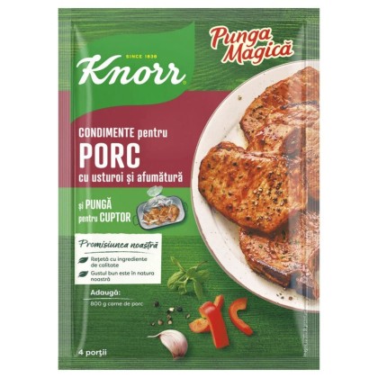 KNORR PUNGA MAGICA PORC CU USTUROI SI AFUMATURA