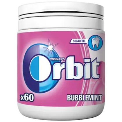 ORBIT BUBBLEMINT BOTTLES  6P